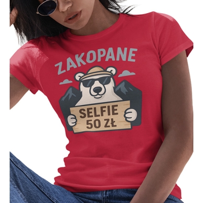KOSZULKA DAMSKA Zakopane Selfie